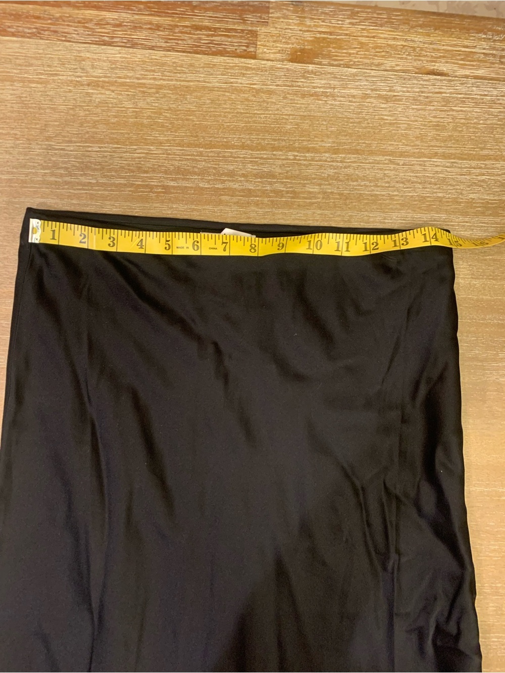 Frame Denim Black 100% silk skirt - Picture 10 of 10
